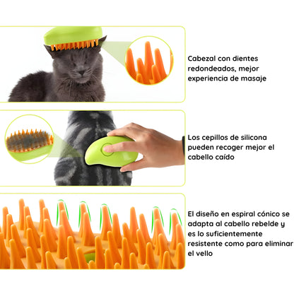 Cepillo a Vapor Para Mascotas