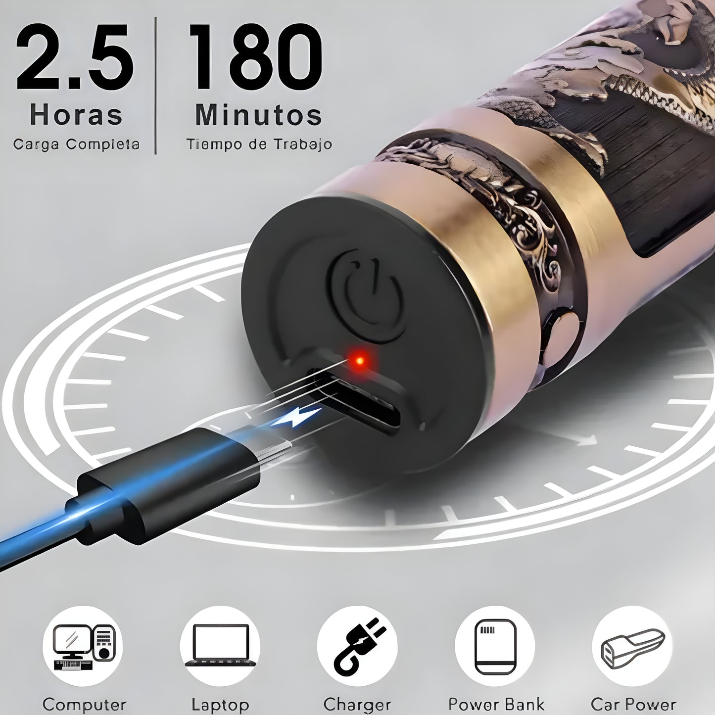 Dragon Vintage Sideburns Shaver Hair Clipper